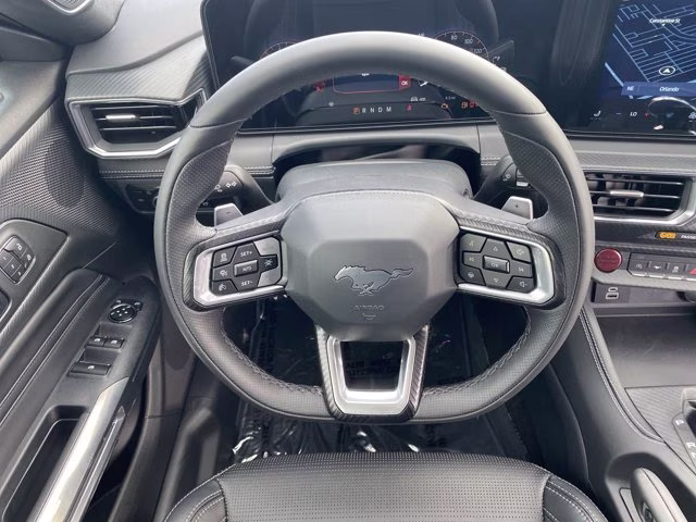 2025 Shadow Black Ford Mustang GT Premium RWD Convertible