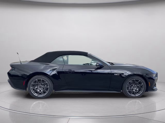 2025 Shadow Black Ford Mustang GT Premium RWD Convertible
