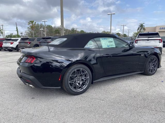 2025 Shadow Black Ford Mustang GT Premium RWD Convertible