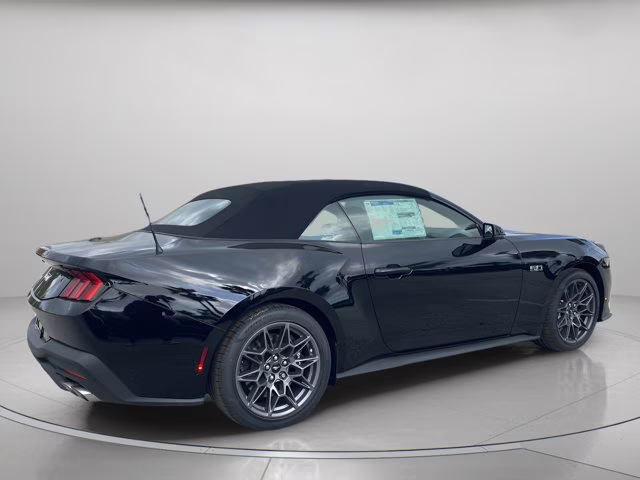2025 Shadow Black Ford Mustang GT Premium RWD Convertible