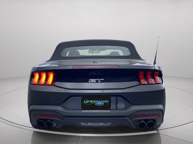 2025 Shadow Black Ford Mustang GT Premium RWD Convertible