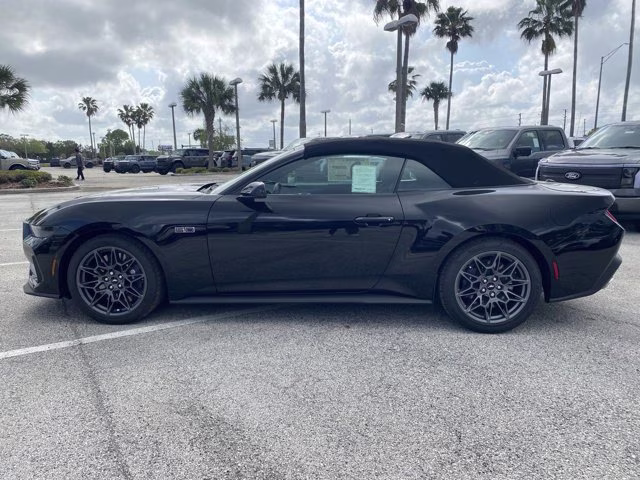 2025 Shadow Black Ford Mustang GT Premium RWD Convertible
