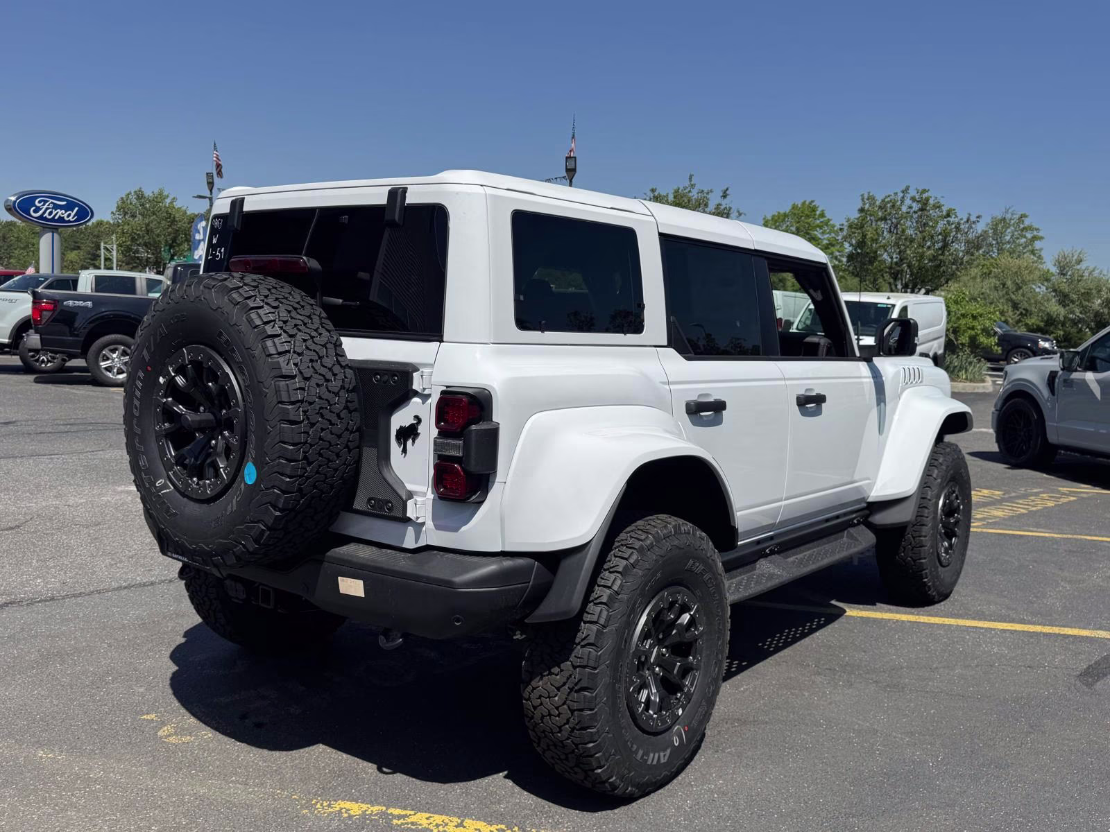 2026 Oxford White Ford Bronco Raptor 4 Door Advanced 4x4 4X4 SUV