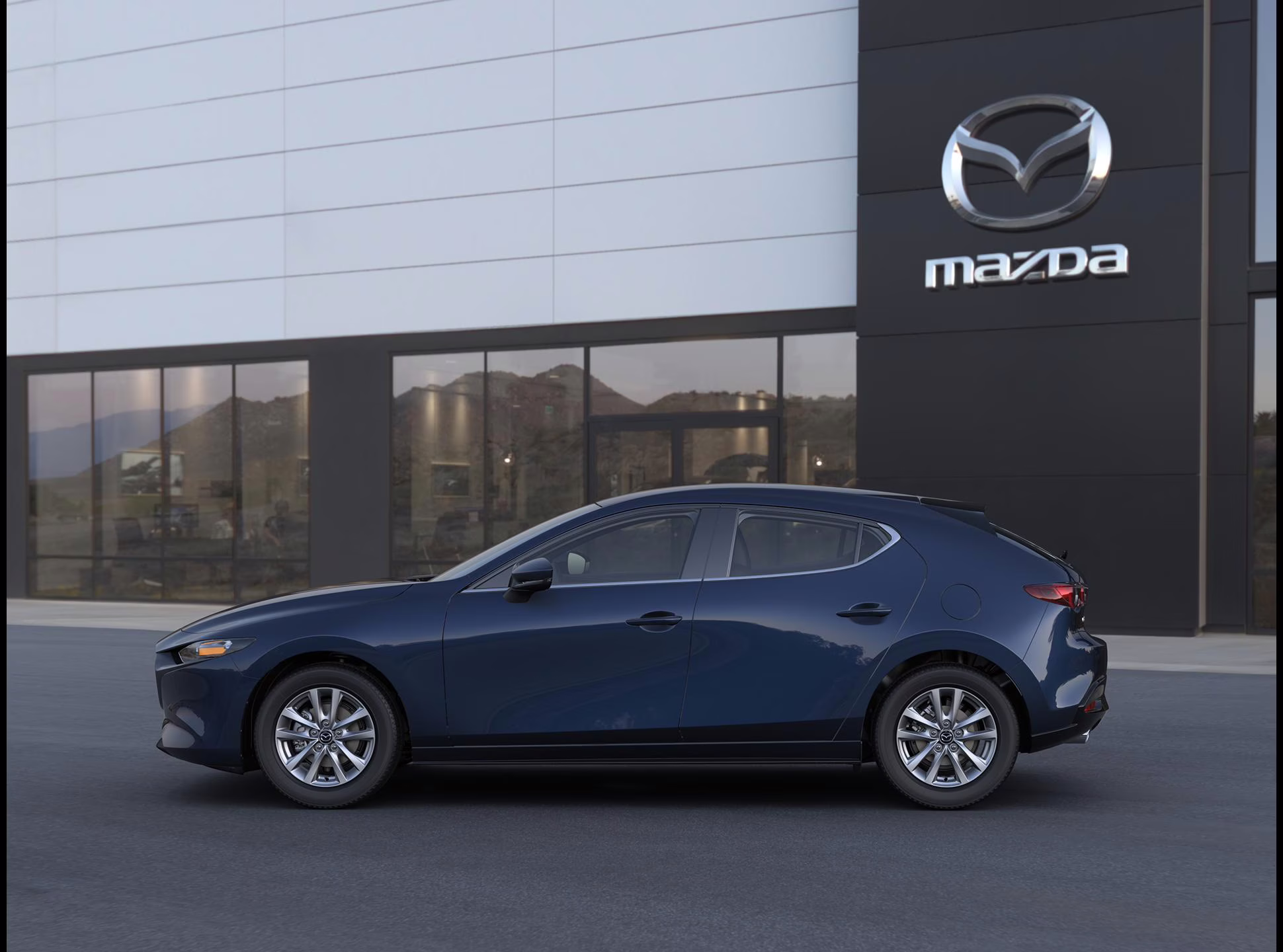 2026 Deep Crystal Blue Mica Mazda Mazda3 2.5 S FWD Hatchback