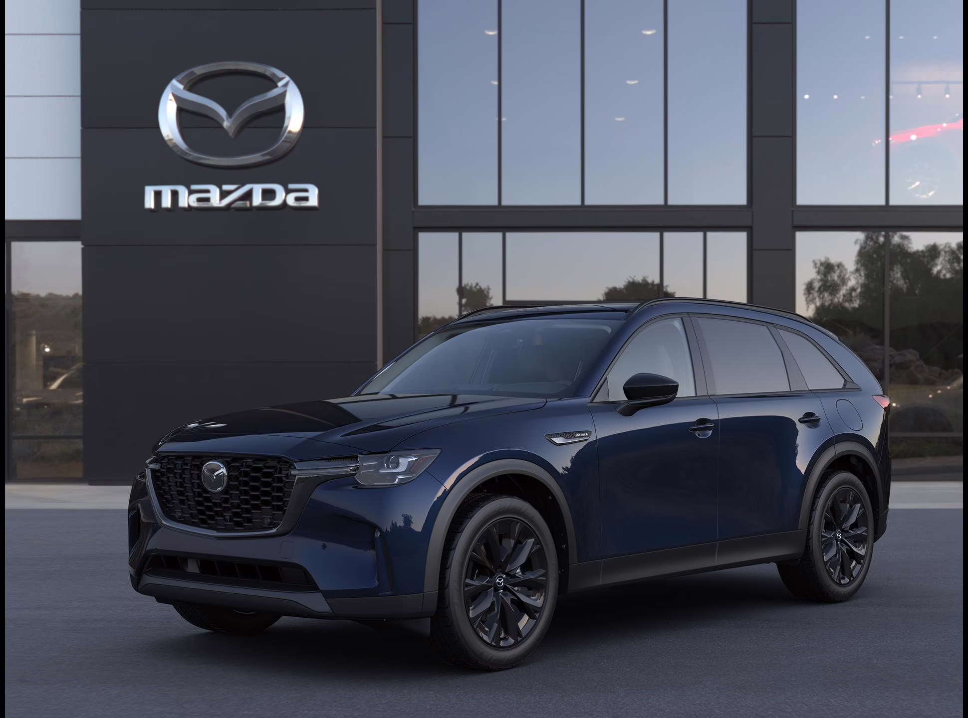 2026 Deep Crystal Blue Mica Mazda Mazda CX-90 3.3 Turbo Premium AWD SUV