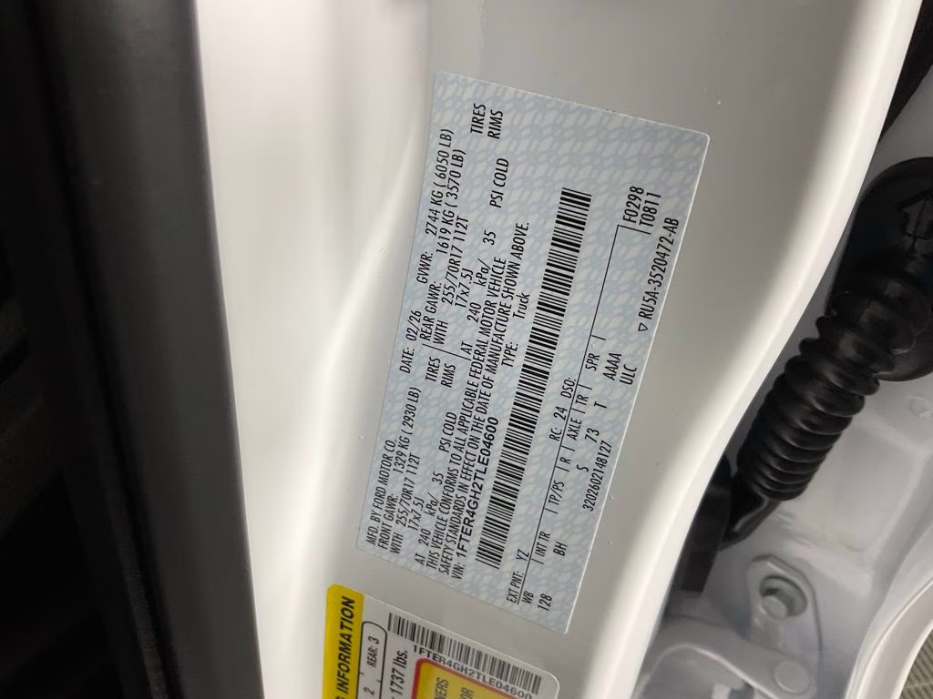 2026 Oxford White Ford Ranger XLT RWD Truck