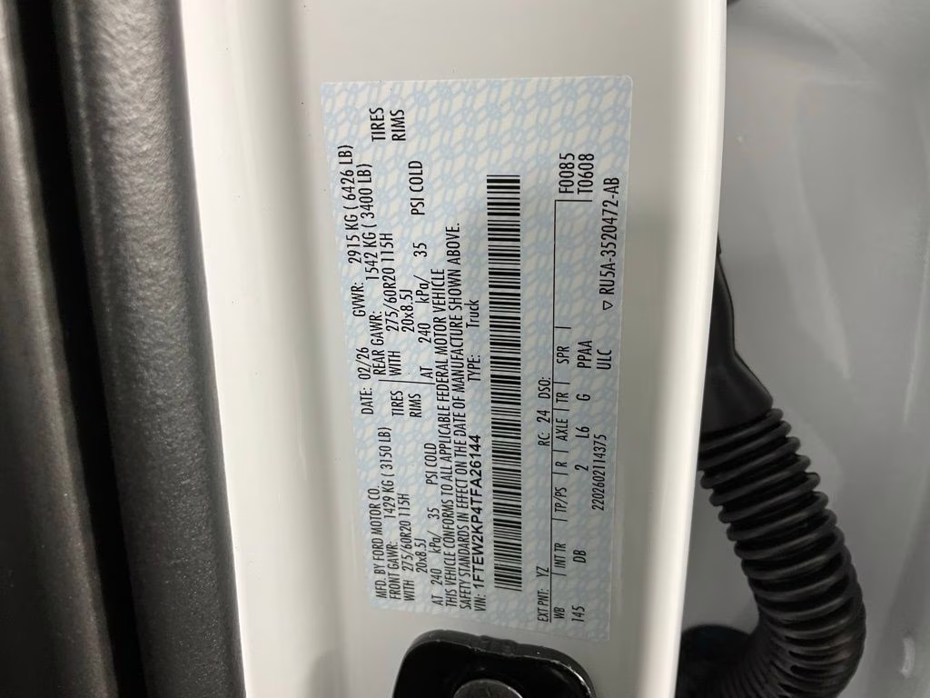 2026 Oxford White Ford F-150 STX RWD Truck