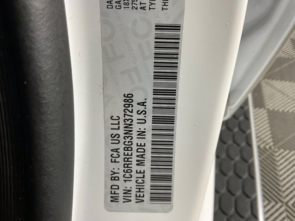 2022 Bright White Clearcoat Ram 1500 Big Horn/Lone Star RWD Truck