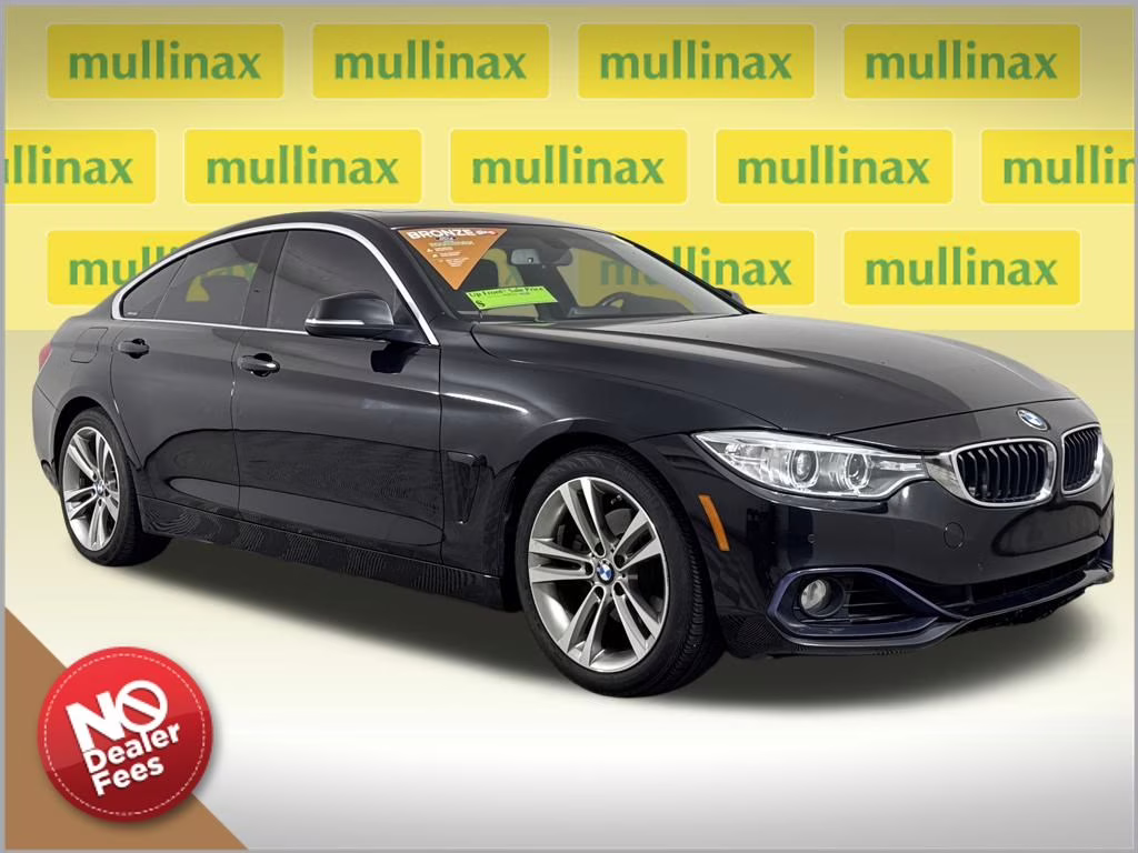 2016 Jet Black BMW 4 Series 428i Gran Coupe RWD Hatchback