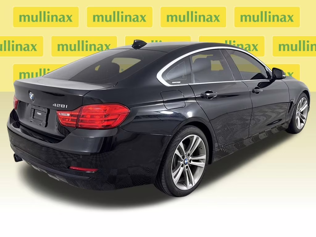 2016 Jet Black BMW 4 Series 428i Gran Coupe RWD Hatchback