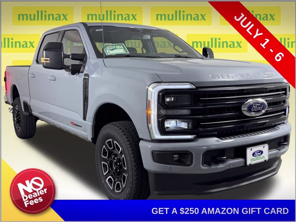 2026 Glacier Gray Metallic Tri-Coat Ford Super Duty F-250 SRW Platinum 4X4 Truck