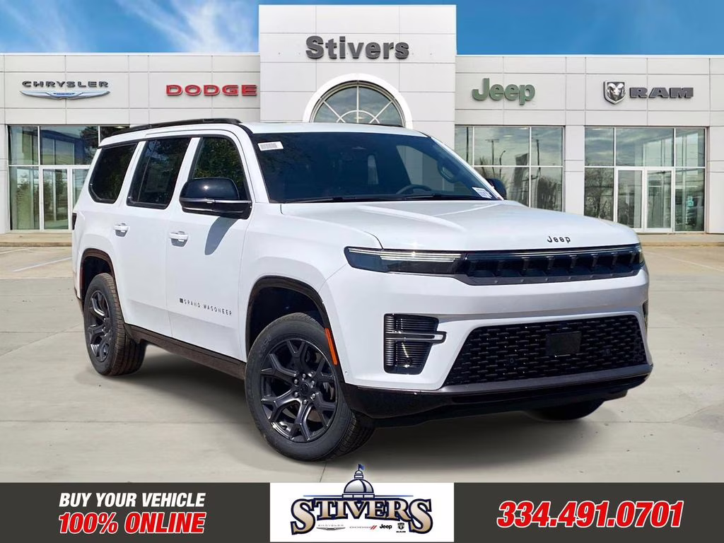 2026 Bright White Clearcoat Jeep Grand Wagoneer Limited Altitude 4X4 SUV