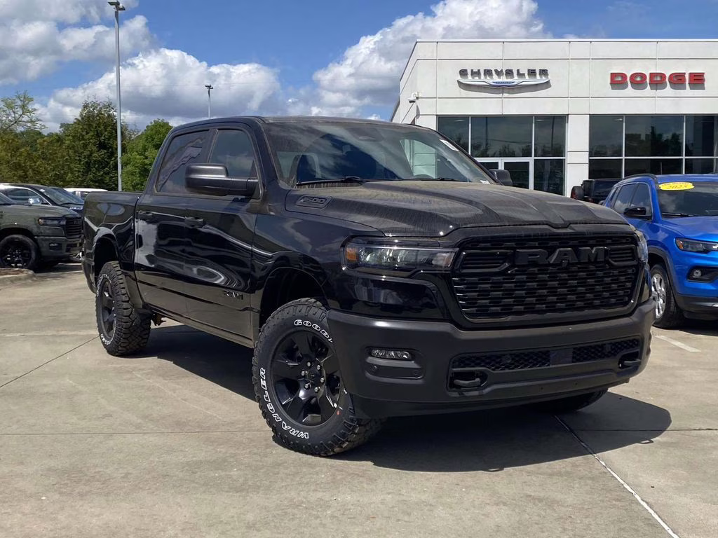 2026 Diamond Black Crystal Pearlcoat Ram 1500 Warlock 4X4 Truck