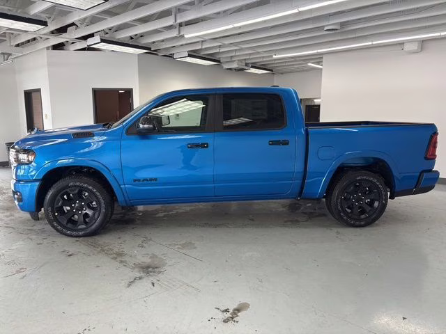 2026 Hydro Blue Pearlcoat Ram 1500 Big Horn Night Edition 4X4 Truck