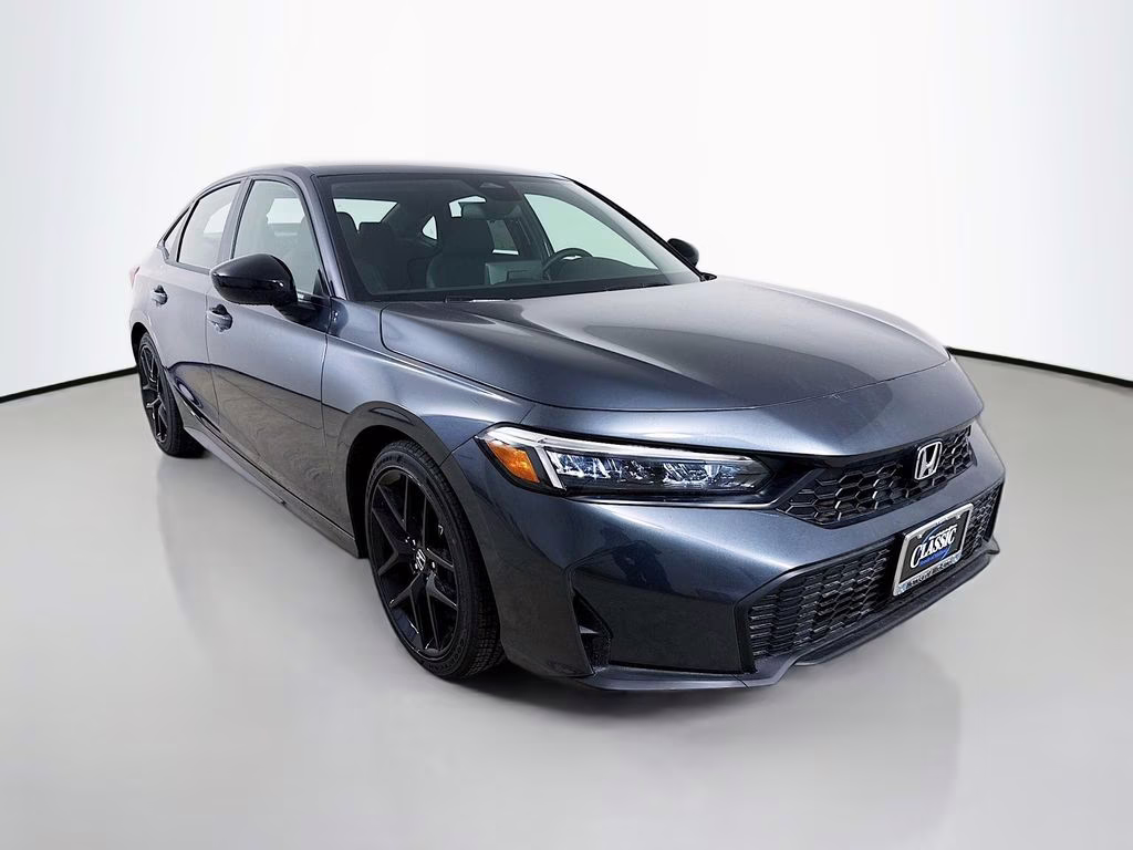 2026 Meteorite Gray Metallic Honda Civic Sport FWD Sedan