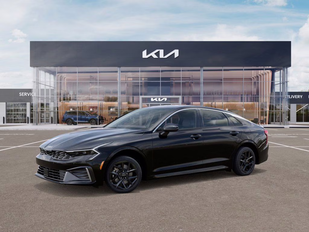 2026 Aurora Black Pearl Kia K5 LXS FWD Sedan