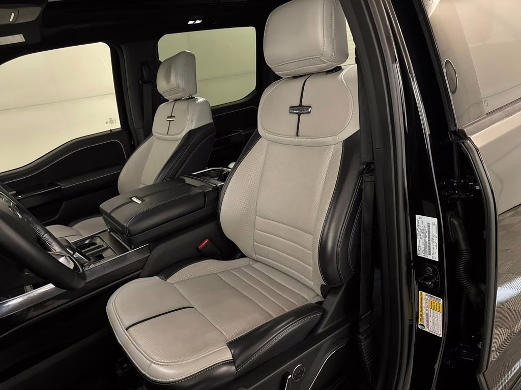 2025 Agate Black Metallic Ford F-150 Lightning Platinum AWD Truck