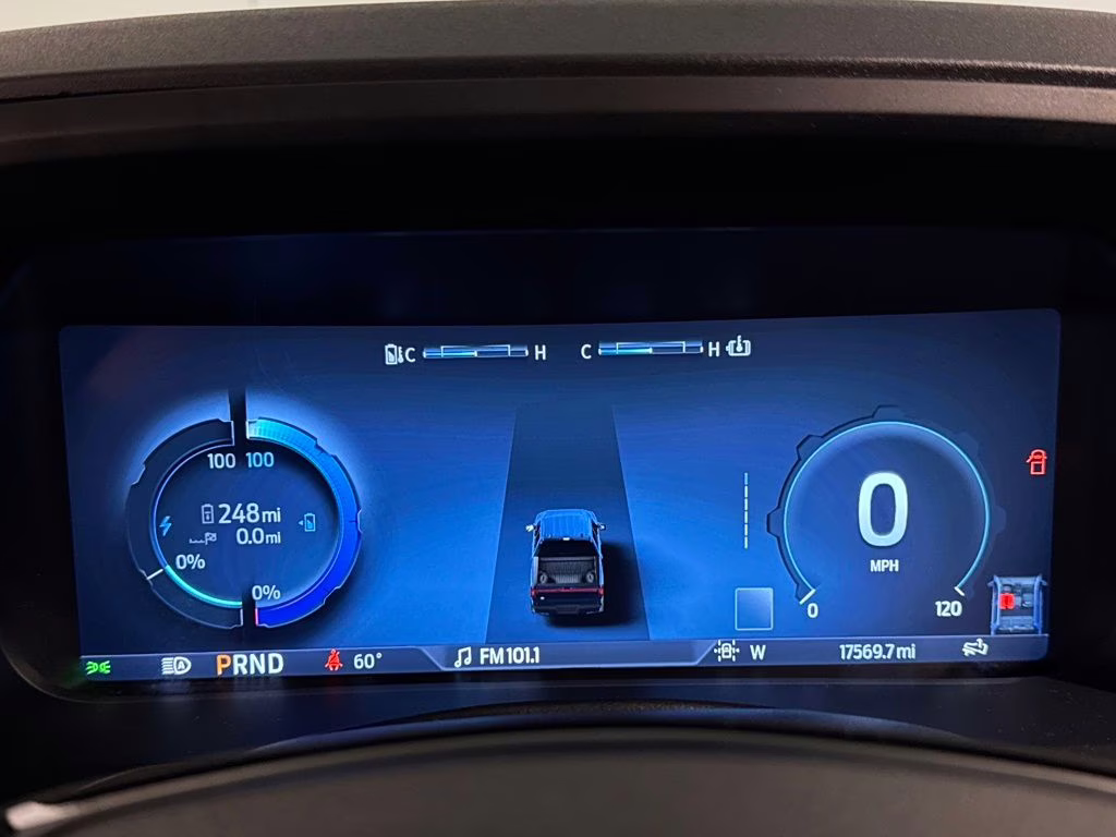 2025 Agate Black Metallic Ford F-150 Lightning Platinum AWD Truck