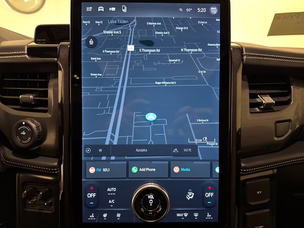 2025 Agate Black Metallic Ford F-150 Lightning Platinum AWD Truck