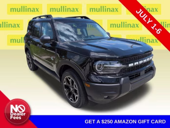 2026 Shadow Black Ford Bronco Sport Outer Banks 4X4 SUV
