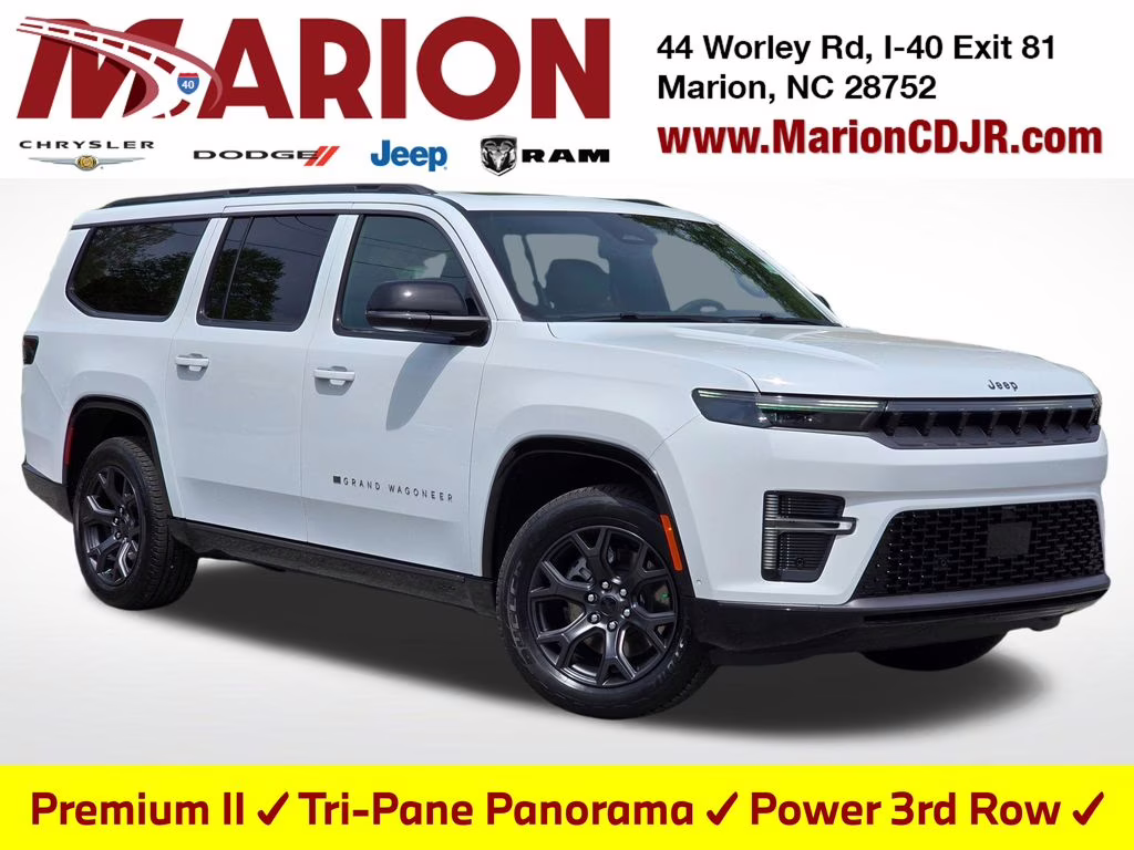 2026 Bright White Clearcoat Jeep Grand Wagoneer L Limited Altitude 4X4 SUV