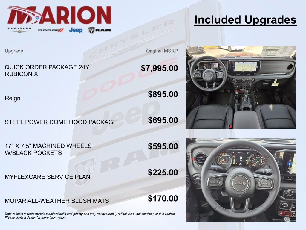 2026 Reign Jeep Gladiator Rubicon 4X4 Truck