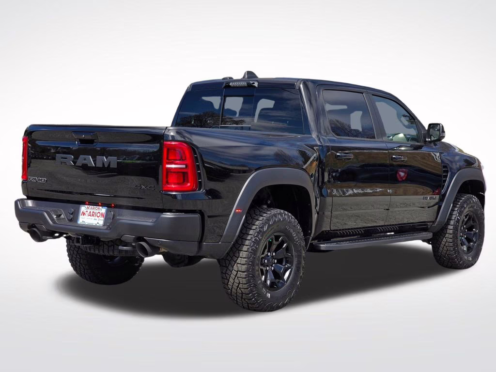 2026 Diamond Black Crystal Pearlcoat Ram 1500 RHO 4X4 Truck