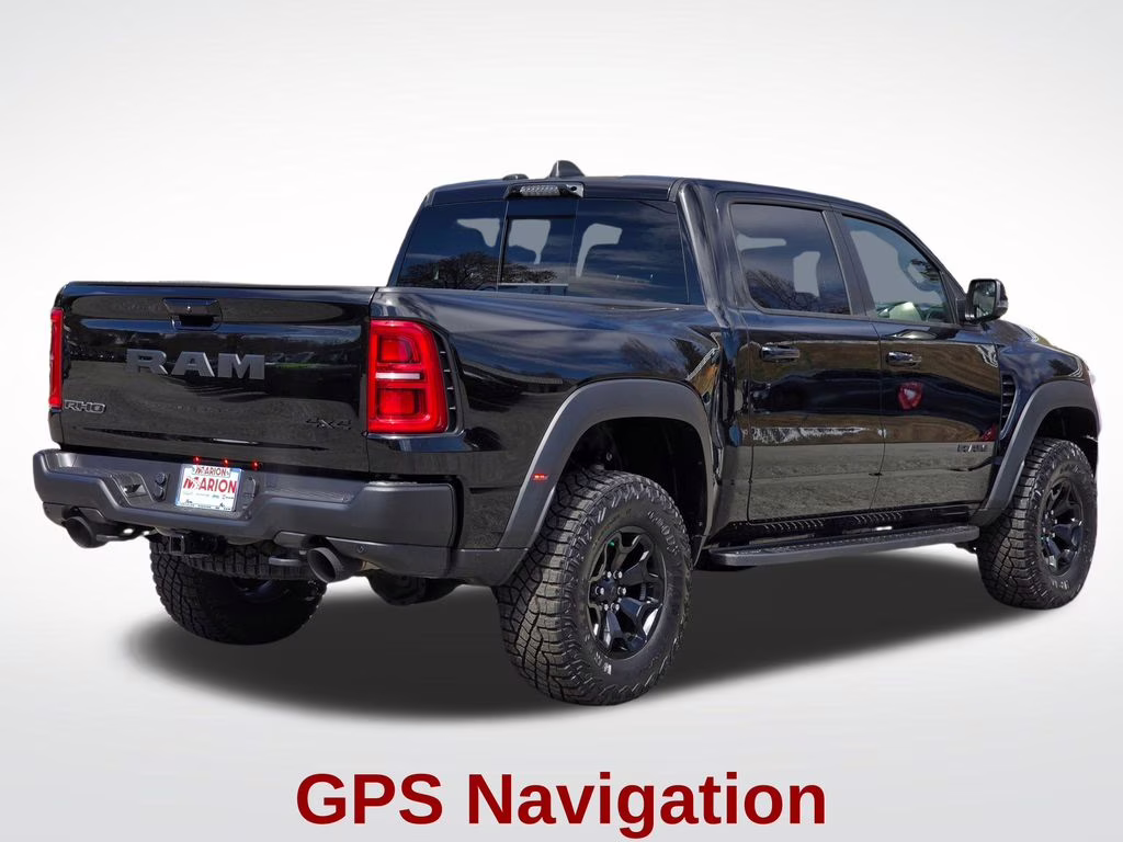 2026 Diamond Black Crystal Pearlcoat Ram 1500 RHO 4X4 Truck