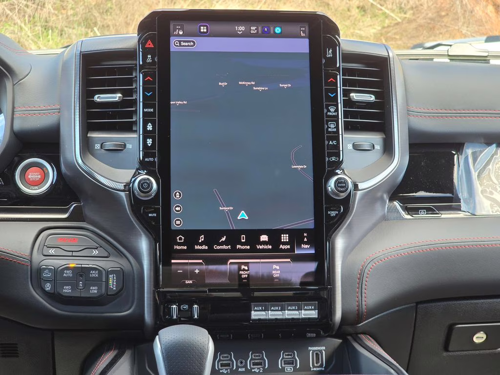 2026 Diamond Black Crystal Pearlcoat Ram 1500 RHO 4X4 Truck