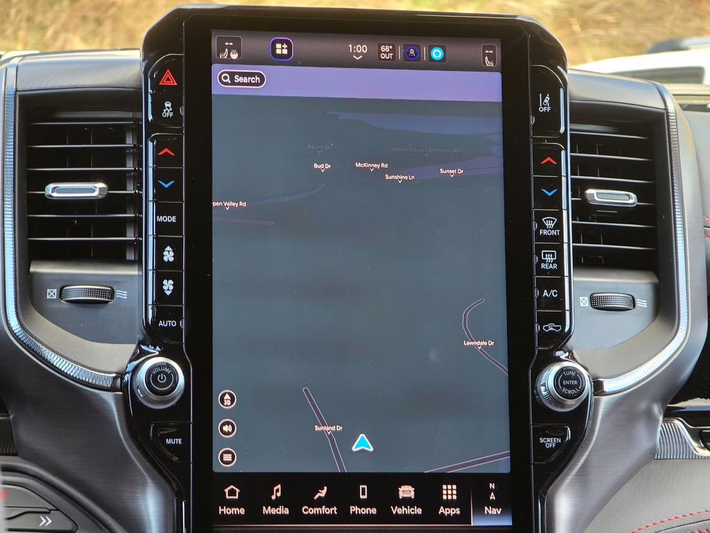 2026 Diamond Black Crystal Pearlcoat Ram 1500 RHO 4X4 Truck