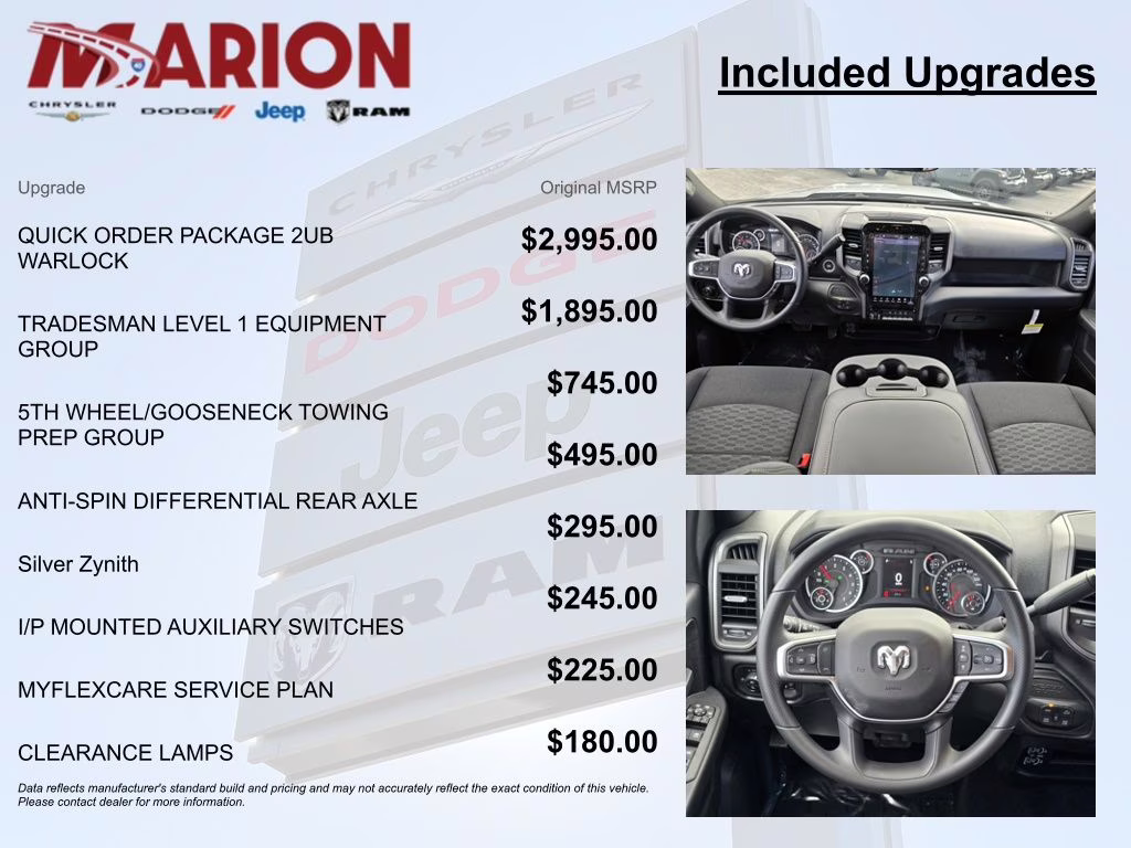 2026 Silver Zynith Ram 2500 Tradesman 4X4 Truck