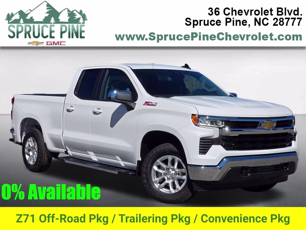 2026 Summit White Chevrolet Silverado 1500 LT 4X4 Truck