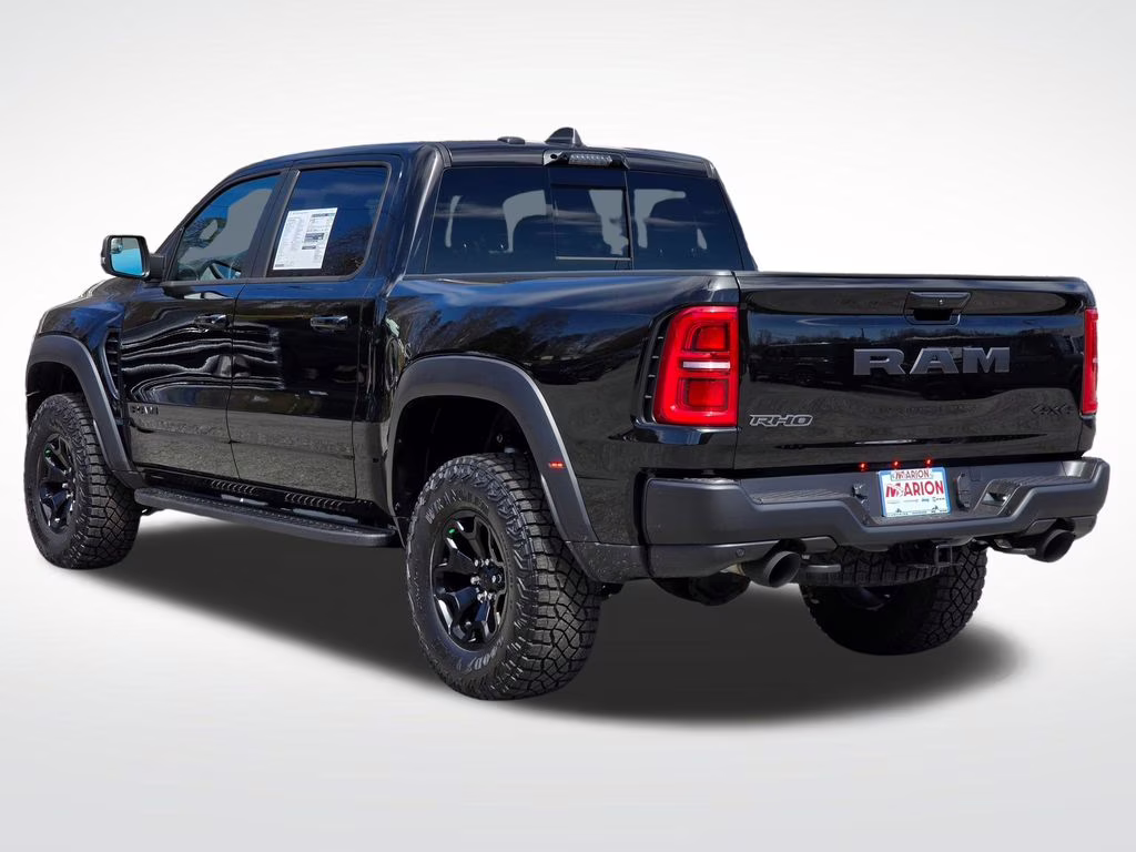 2026 Diamond Black Crystal Pearlcoat Ram 1500 RHO 4X4 Truck