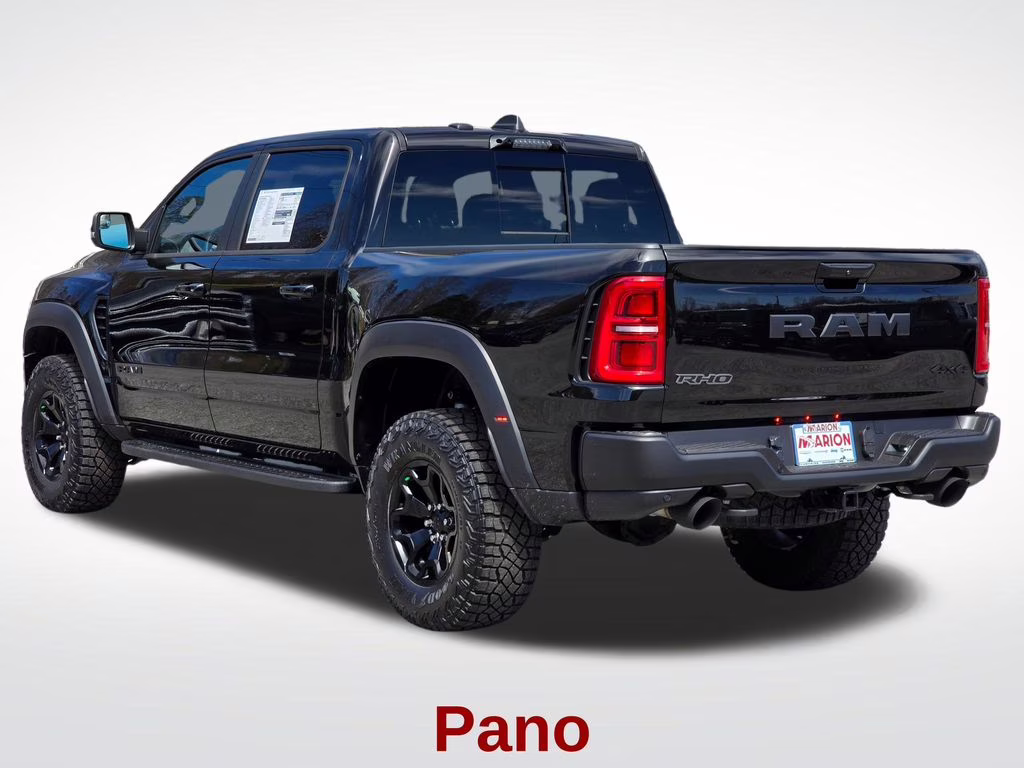 2026 Diamond Black Crystal Pearlcoat Ram 1500 RHO 4X4 Truck