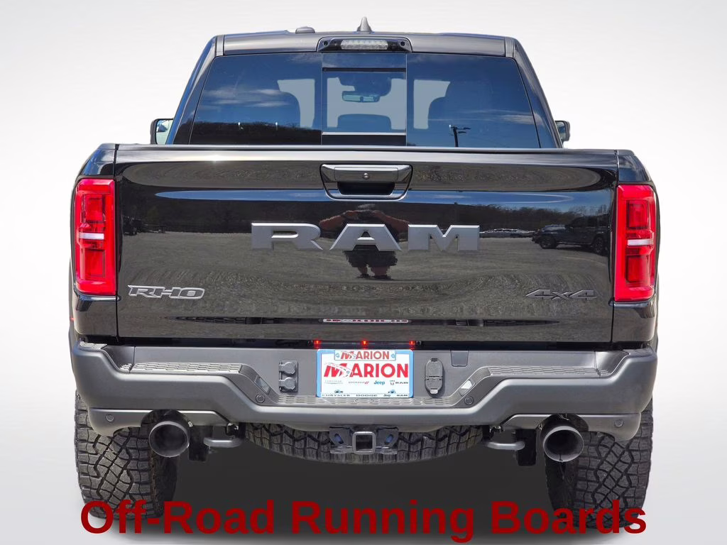 2026 Diamond Black Crystal Pearlcoat Ram 1500 RHO 4X4 Truck