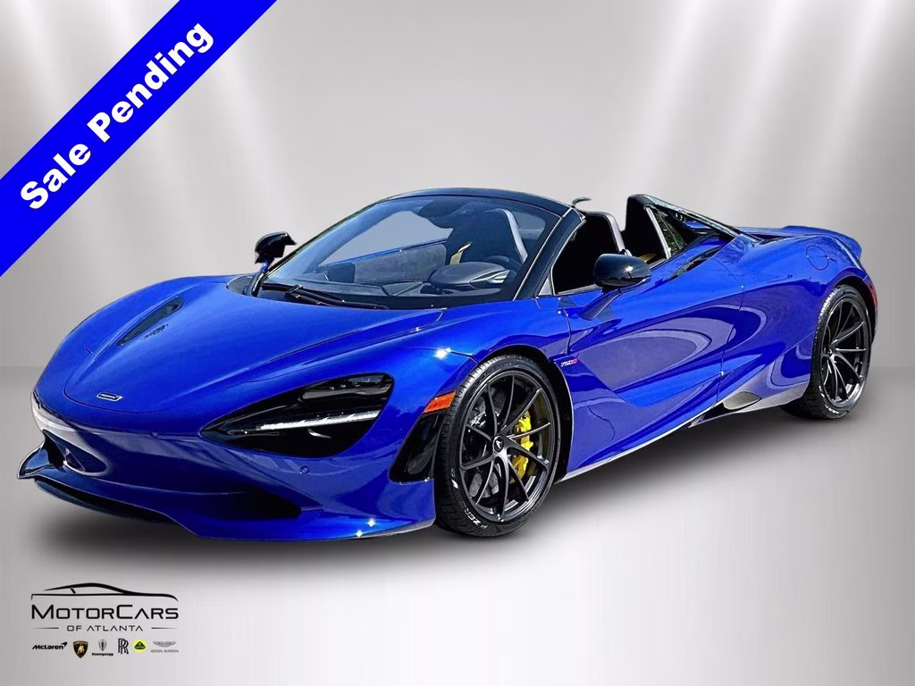 2026 Aurora Blue McLaren 750S Spider RWD Convertible