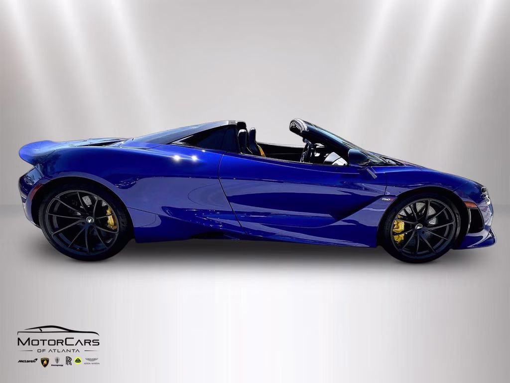 2026 Aurora Blue McLaren 750S Spider RWD Convertible