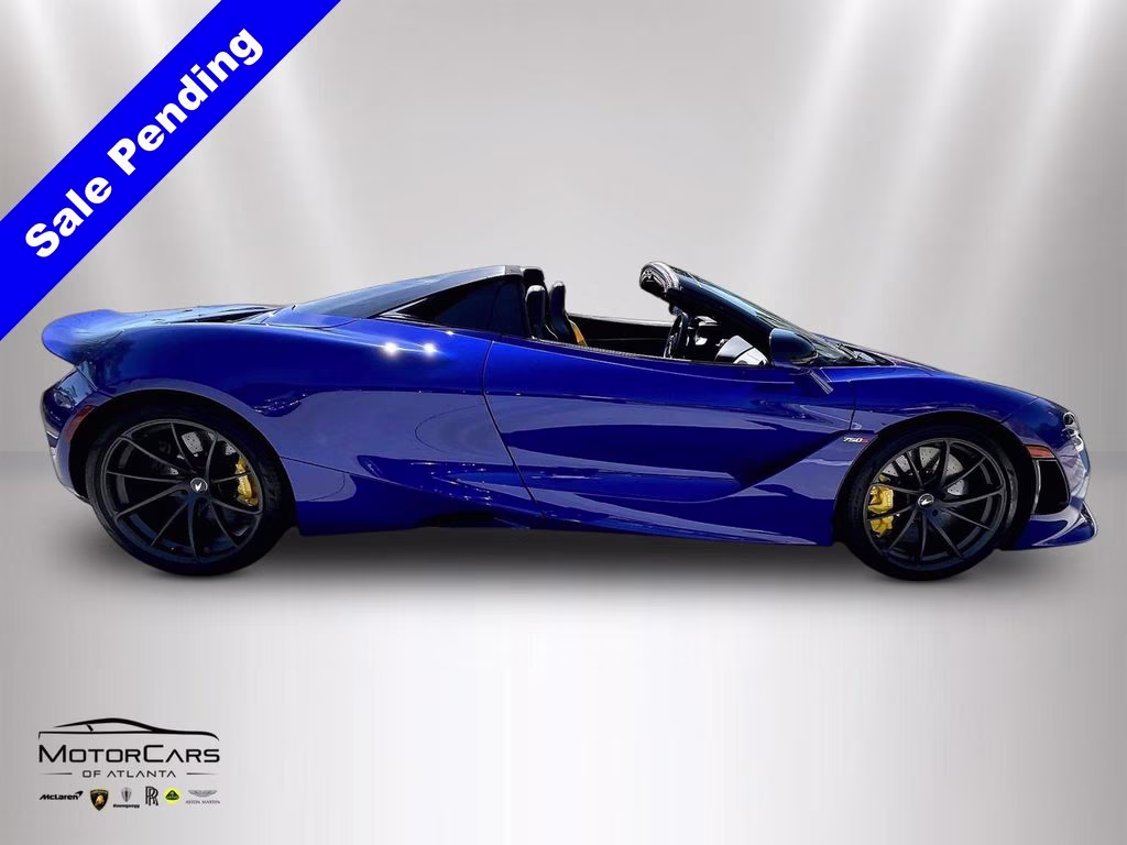 2026 Aurora Blue McLaren 750S Spider RWD Convertible