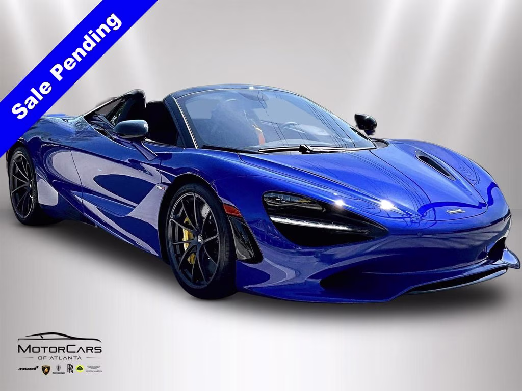 2026 Aurora Blue McLaren 750S Spider RWD Convertible