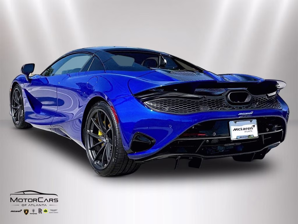 2026 Aurora Blue McLaren 750S Spider RWD Convertible