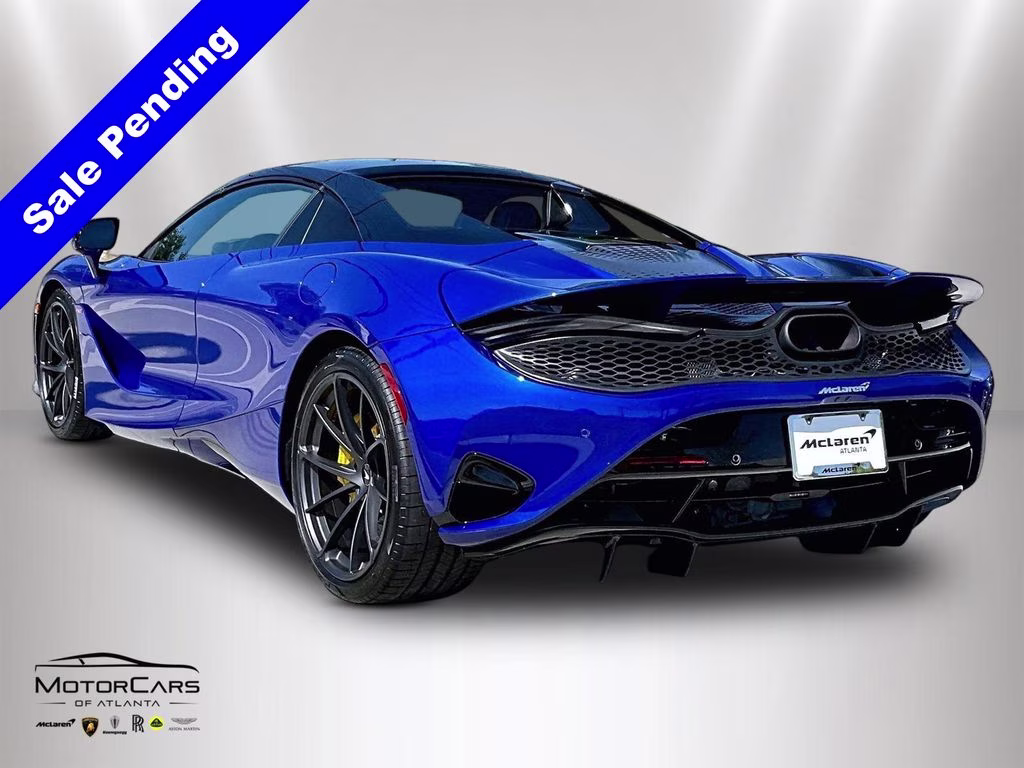 2026 Aurora Blue McLaren 750S Spider RWD Convertible
