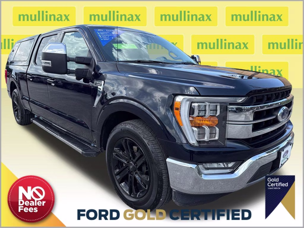 2021 Antimatter Blue Metallic Ford F-150 Lariat RWD Truck