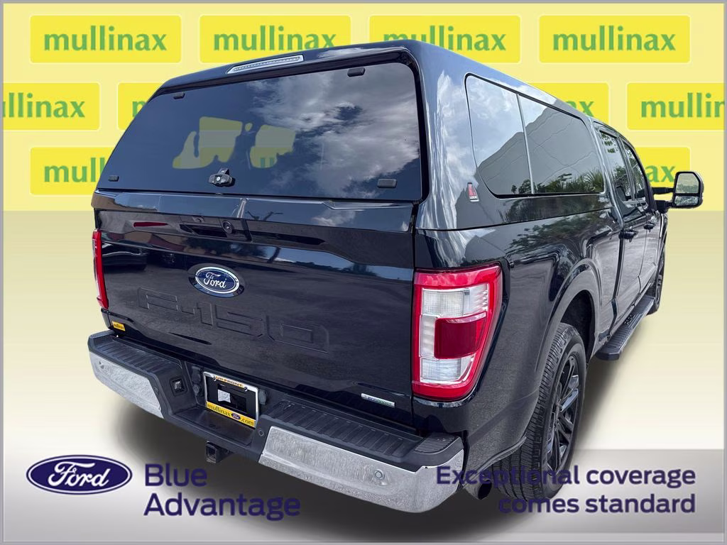 2021 Antimatter Blue Metallic Ford F-150 Lariat RWD Truck