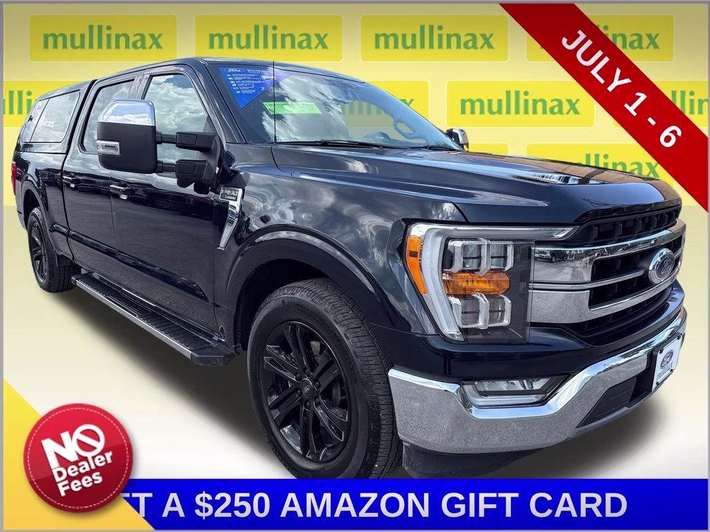2021 Antimatter Blue Metallic Ford F-150 Lariat RWD Truck