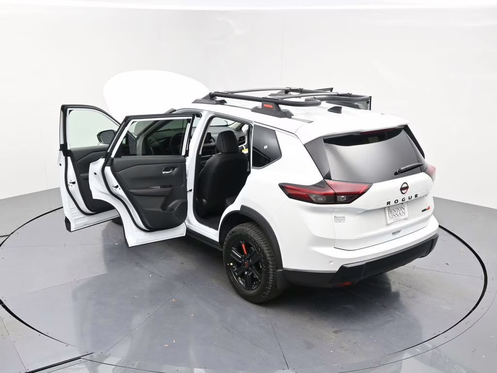 2026 Everest White Pearl Tricoat Nissan Rogue Rock Creek AWD SUV