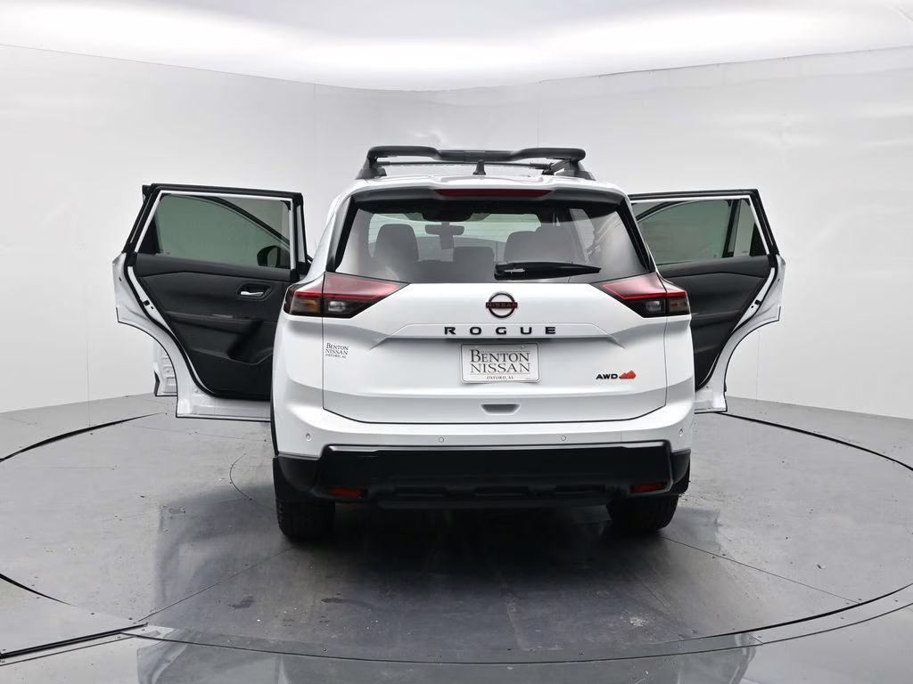 2026 Everest White Pearl Tricoat Nissan Rogue Rock Creek AWD SUV