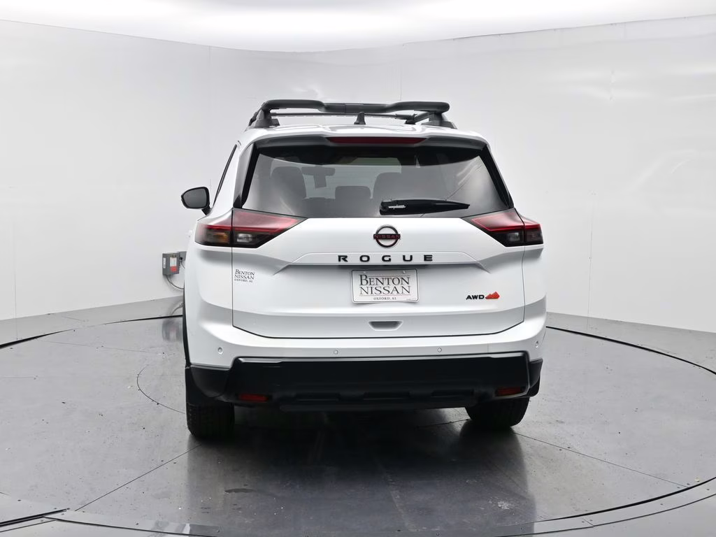 2026 Everest White Pearl Tricoat Nissan Rogue Rock Creek AWD SUV