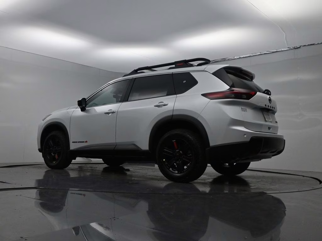 2026 Everest White Pearl Tricoat Nissan Rogue Rock Creek AWD SUV