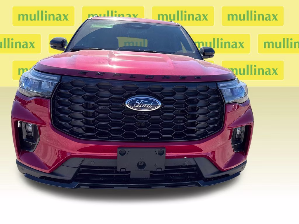 2026 Rapid Red Metallic Tinted Clearcoat Ford Explorer ST-Line RWD SUV