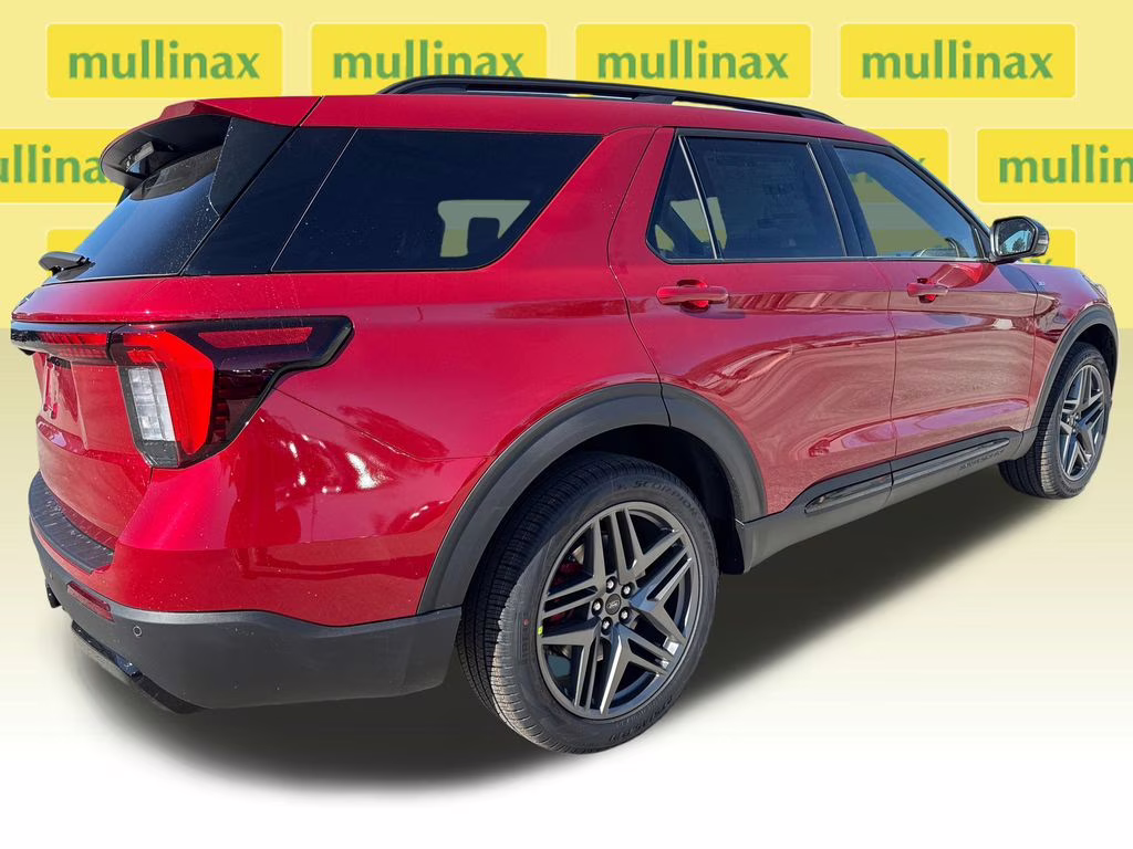 2026 Rapid Red Metallic Tinted Clearcoat Ford Explorer ST-Line RWD SUV